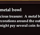 Intricate metal bowl