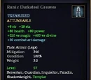Runic Darksteel Greaves