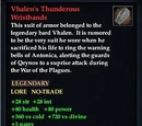 Vhalen's Thunderous Wristbands