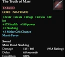 The Truth of Marr (Fabled)