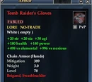 Tomb Raider's Gloves