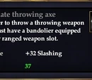 Fulginate throwing axe
