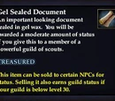 Gel Sealed Document