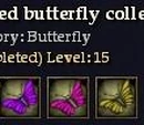 Striped butterfly collection