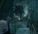 Unidentified Death Eater killed by Kingsley Shacklebolt