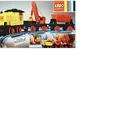 724 12V Diesel Locomotive with Crane Wagon and Tipper Wagon