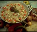 Sauerkrautsalat mit Schinken