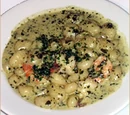 Spinach and Mushroom Fettuccine
