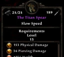 The Titan Spear