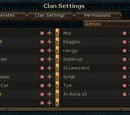 Clan Settings