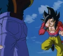 Goku Super Saiyajin 4 VS Super Androide 17