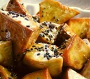 Daigaku Imo with Honey (Fried sweet potato with honey) by Elle Bee