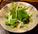 Salad Greens with Enoki Mushrooms by JayMan3