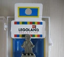 709042 Bell, Pewter with Minifig Handle