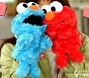 Candy Funny Elmo mini puppets