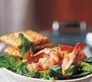 Vietnamese Spinach Salad with Shrimp