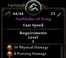 Unique Weapons