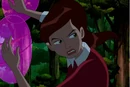 Gwen apunto de tirar 2 bolas de mana.PNG
