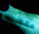 Three-star tattoo