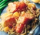 Knockwurst with Sauerkraut Dinner