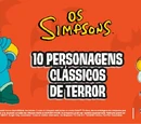 Bonecos dos Simpons Dia das Bruxas no Burguer King