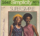 Simplicity 5547 A