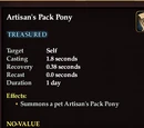 Artisan's Pack Pony