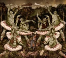 Moving tapestry of Barnabas the Barmy