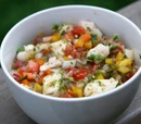 Ceviche de Corvina al Curry