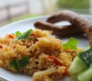 Tunisian Couscous Salad with Grilled Sausages