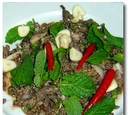 Kangaroo Larb or Spicy Thai Kangaroo Salad