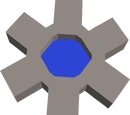 Blue cog