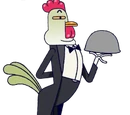Rooster Waiter