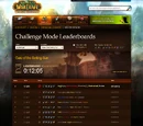 Challenge Mode Leaderboard