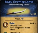 Bayou Throwing Knives