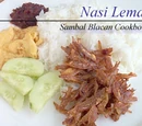 Nasi Lemak with Sambal Ikan Bilis