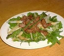 Herb Salad with Chicken Liver