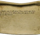 A Hastily Scrawled Note
