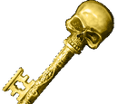 Gold Treasure Chest Key