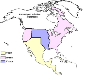 North America, 1763