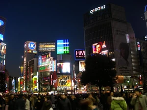 Shibuya shopping district