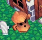 A Gyroid as seen in Animal Crossing.