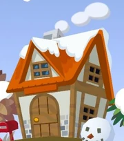 A House in the winter.