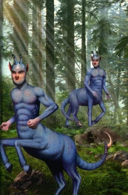 Two Andalites in one of Earth's forests.