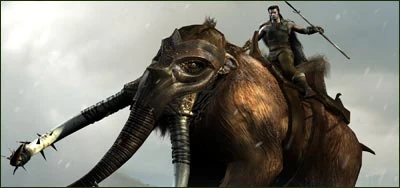 A War Mammoth and its rider.