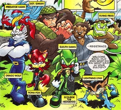 The Destructix, along with Scourge and Fiona