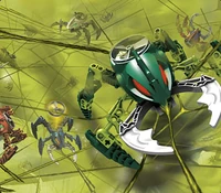The Visorak, spider-like creatures that took over Metru Nui in the absence of the Toa Metru.