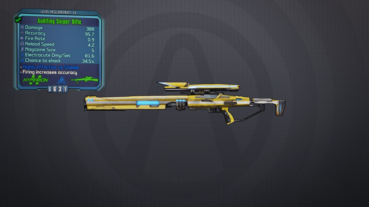 borderlands sniper rifle