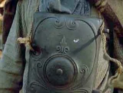 Marty's makeshift bulletproof vest