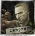 Dempsey, holding his Colt M1911